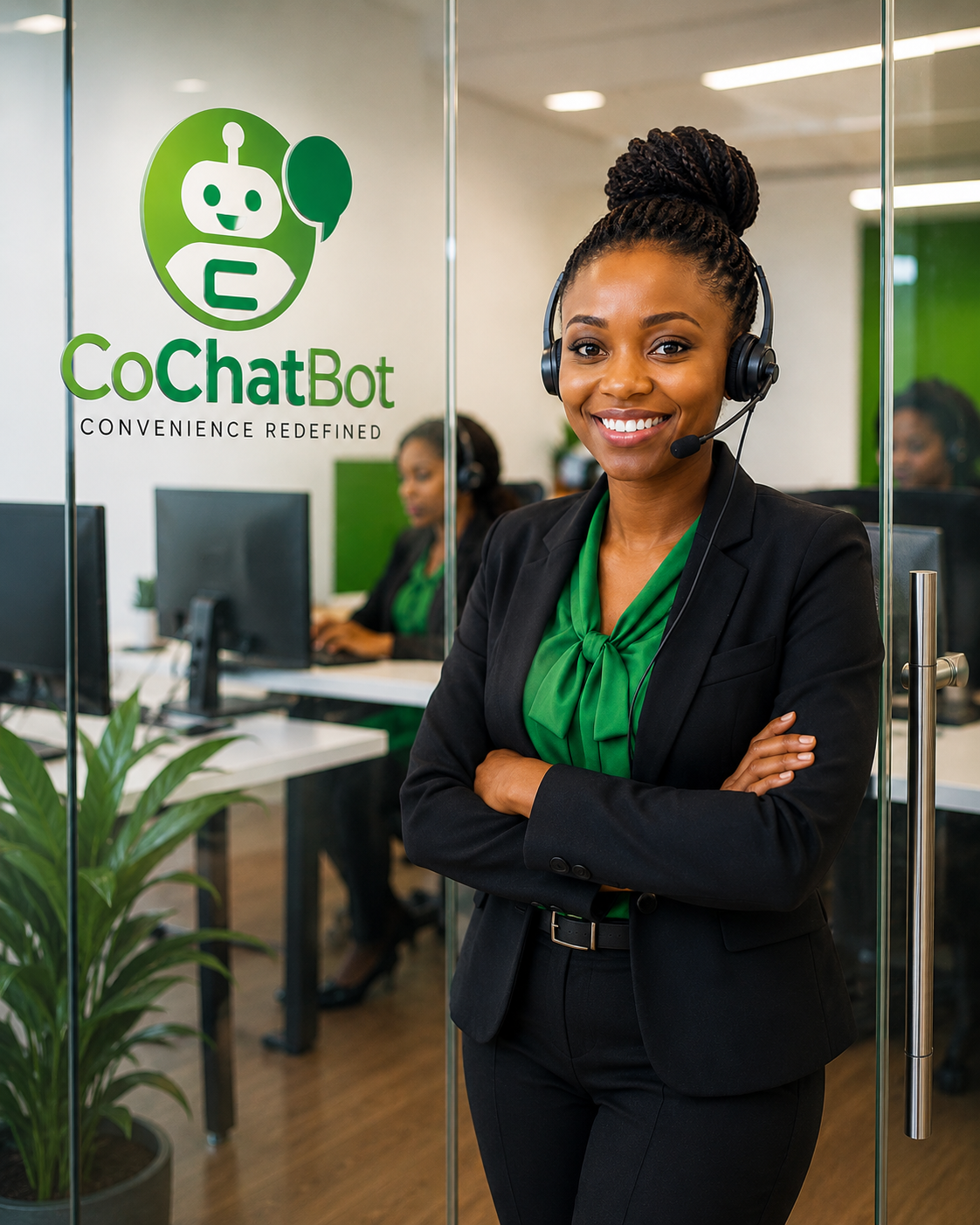CoChatBot support agent ready to help customers